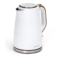 Vedenkeitin 1,7 l 2400W/230V ruostumaton teräs/valkoinen