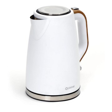 Vedenkeitin 1,7 l 2400W/230V ruostumaton teräs/valkoinen