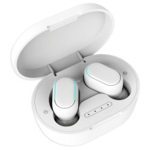 Vedenpitävät langattomat kuulokkeet A7s TWS Bluetooth valkoinen