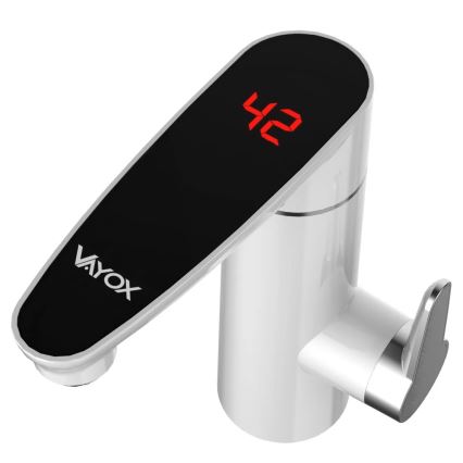 Vedenvesivaraaja LED-näytöllä 3000W/230V IPX4 valkoinen