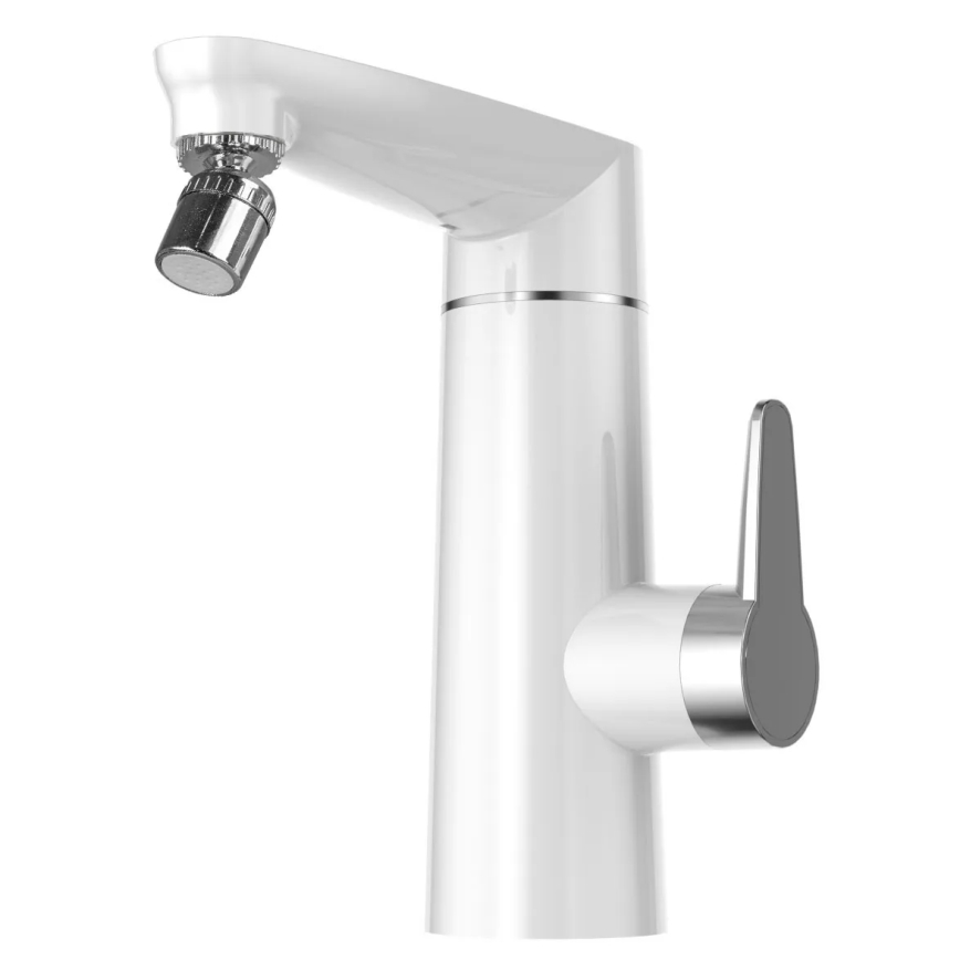 Vedenvesivaraaja LED-näytöllä 3000W/230V IPX4 valkoinen