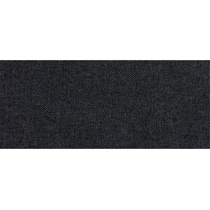 Verhoiltu, monikäyttöinen U-muotoinen levitettävä sohva OXFORD, musta/harmaa