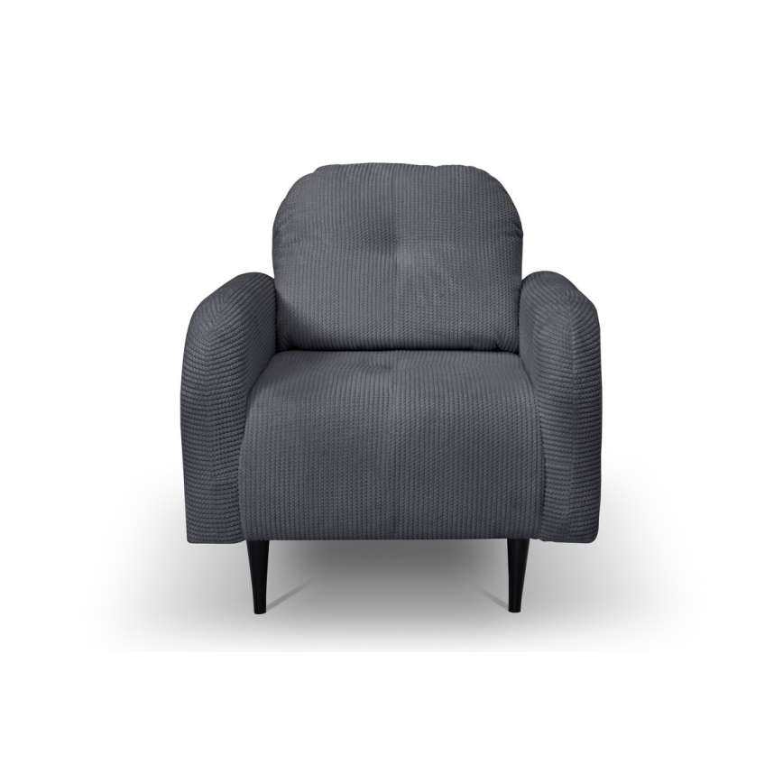 Verhoiltu nojatuoli CLOUDY, harmaa