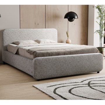 Verhoiltu sängynrunko ilman patjaa LAJLA 180x200 cm beige