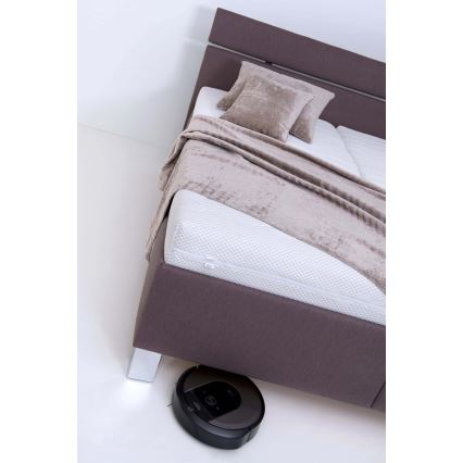 Verhoiltu sänky ALIS 160x200 cm, sisältää patjan ja säilytystilan, ruskea