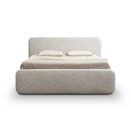 Verhoiltu sänky LAJLA 180x200 cm ilman patjaa, beige