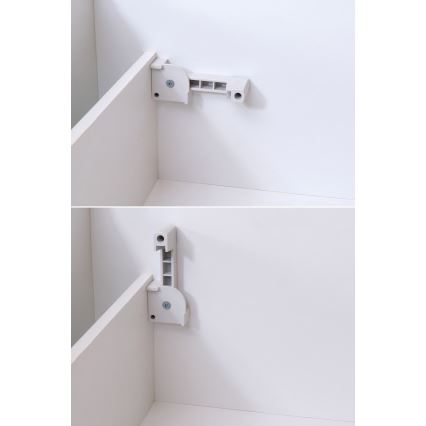 Verhoiltu sänky patjalla ja säilytystilalla MARIA ONE 90x200 cm taupe