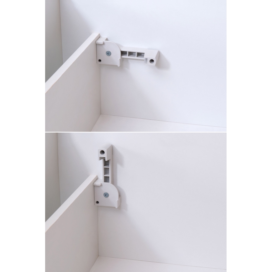 Verhoiltu sänky säilytystilalla ilman patjaa ALIS 180x200 cm antrasiitti