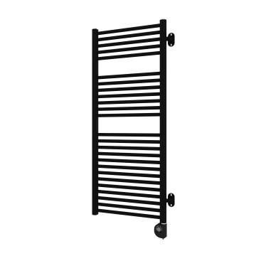 Vertaduro - Kylpyhuoneen patteri termostaatilla MEG 600W 118x50 cm musta