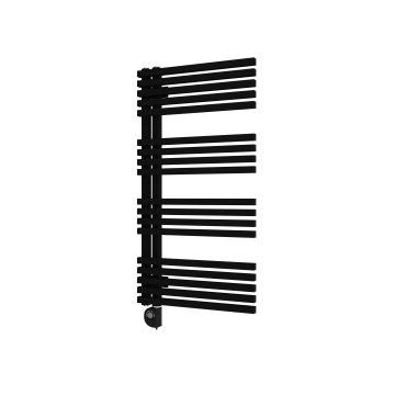 Vertaduro - Kylpyhuoneen patteri termostaatilla MICHELLE 600W 97x50 cm musta