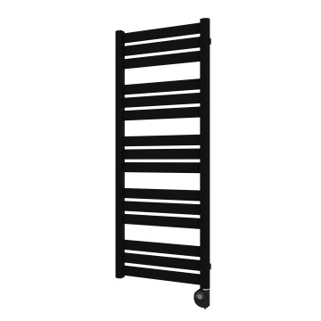 Vertaduro - Kylpyhuoneen pyyhekuivain termostaatilla LUCY 600W 125x50 cm musta