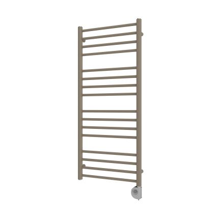 Vertaduro - Kylpyhuoneen pyyhekuivain termostaatilla SIMONE 400W 114x50 cm taupe