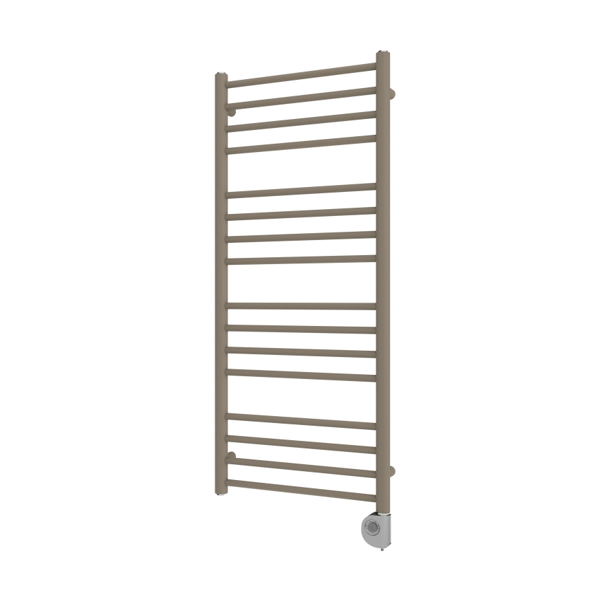 Vertaduro - Kylpyhuoneen pyyhekuivain termostaatilla SIMONE 400W 114x50 cm taupe