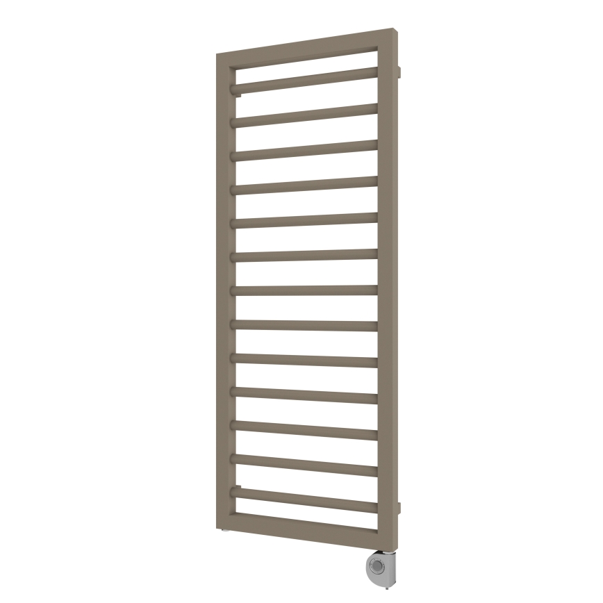 Vertaduro - Kylpyhuoneen radiaattori termostaatilla ADEL 600W 128x50 cm taupe