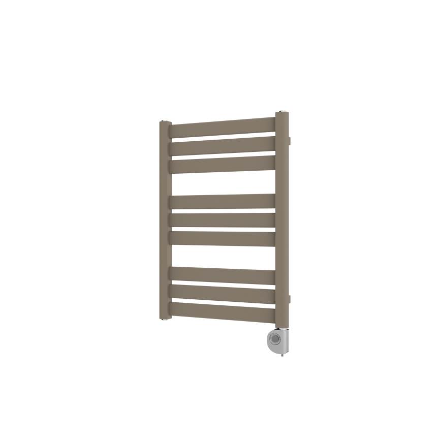 Vertaduro - Kylpyhuoneen radiaattori termostaatilla LUCY 400W 73x50 cm taupe