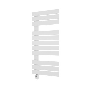 Vertaduro - Kylpyhuoneen radiaattori termostaatilla ZIVA 500 W 109 x 50 cm, valkoinen