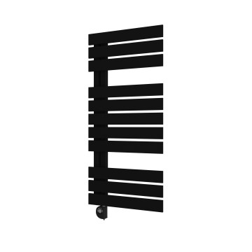 Vertaduro - Kylpyhuoneen radiatori termostaatilla ZIVA 500W 109x50 cm musta