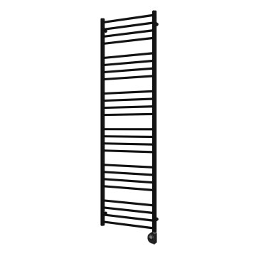 Vertaduro - Kylpyhuoneen termostaatilla varustettu pyyhekuivain SIMONE 600 W 174 x 50 cm musta