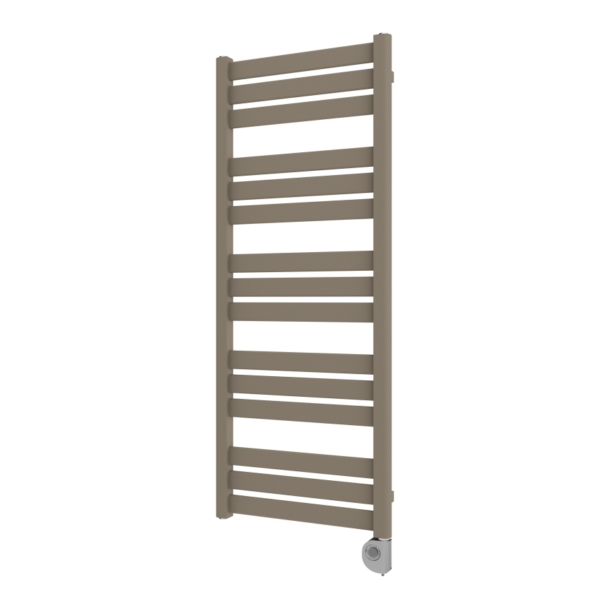 Vertaduro - Kylpyhuonepatteri LUCY termostaatilla 600 W 125 x 50 cm taupe