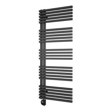 Vertaduro - Kylpyhuonepatteri termostaatilla MICHELLE 600W 129x50 cm antrasiitti