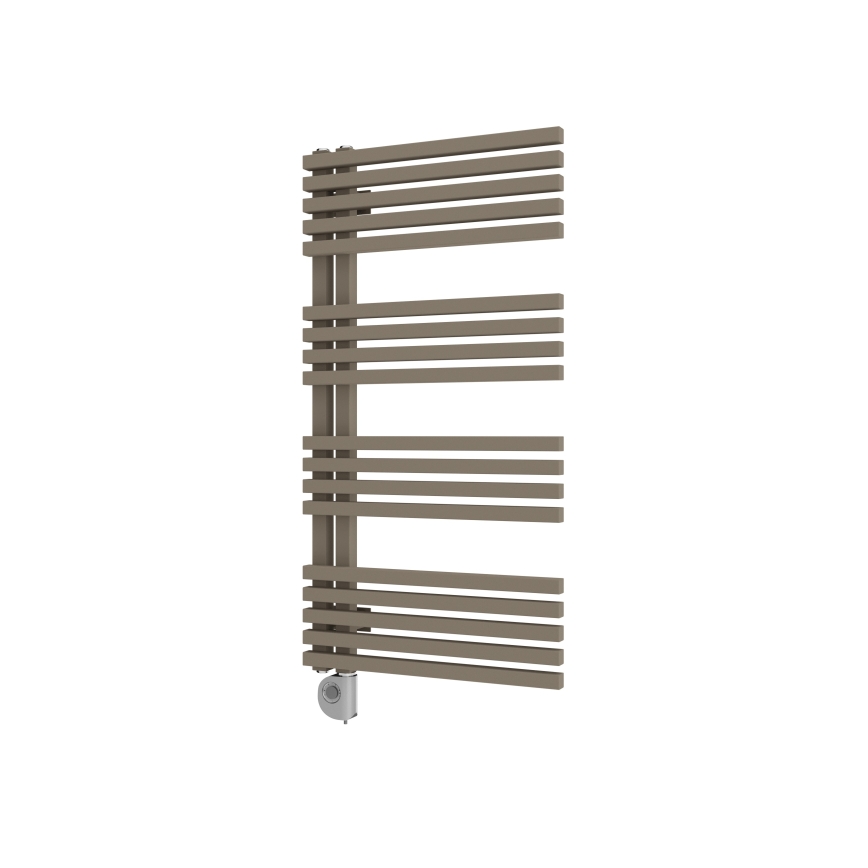 Vertaduro - Kylpyhuonepatteri termostaatilla MICHELLE 600W 97x50 cm taupe