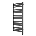 Vertaduro - LUCY kylpyhuonepatteri termostaatilla 600 W, 125 x 50 cm, antrasiitti