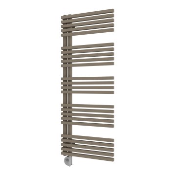 Vertaduro - MICHELLE sähköinen kylpyhuonepatteri termostaatilla 600W 129x50 cm taupe