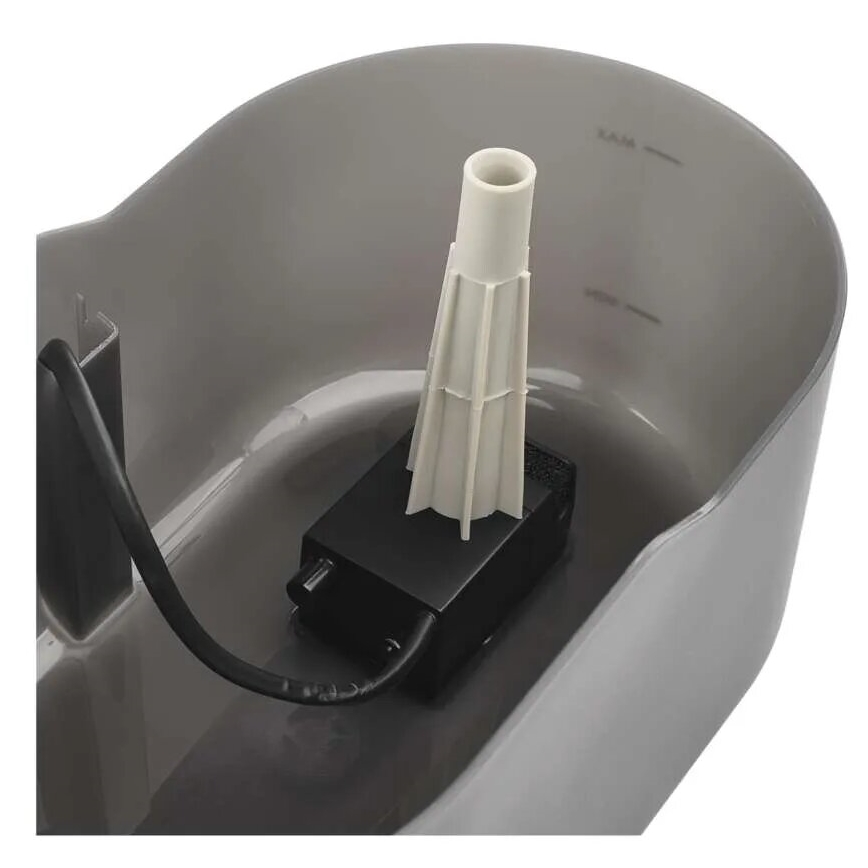 Vesilähde lemmikeille 2,6 l/5V harmaa