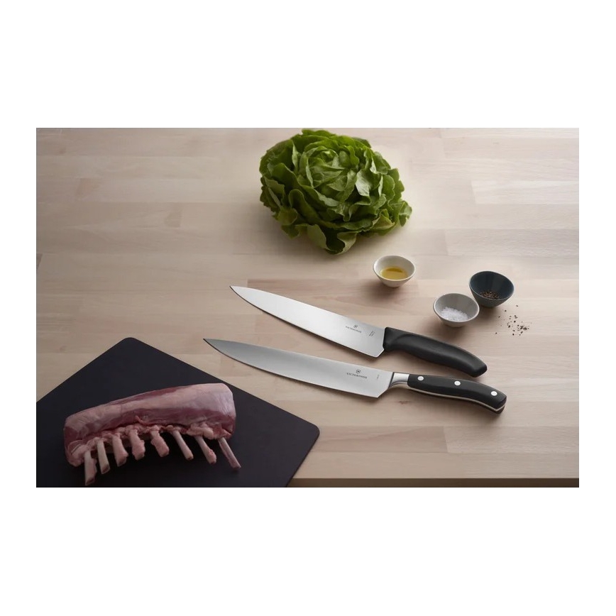 Victorinox - GRAND MAITRE 25 cm kokkiveitsi, musta