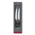 Victorinox - GRAND MAITRE pihviveitsisetti 12 cm, 2 kpl, musta
