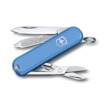 Victorinox - Monikäyttöinen taskuveitsi CLASSIC SD 5,8 cm/7 toiminnot vaaleansininen