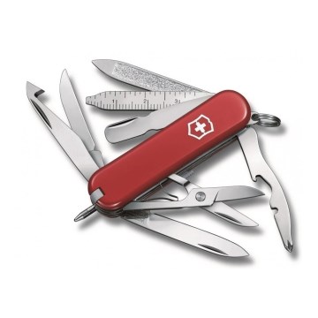 Victorinox - Monikäyttöinen taskuveitsi MINICHAMP 5,8 cm/18 toiminnot punainen