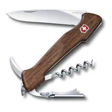 Victorinox - Monitoiminen taskuveitsi 13 cm/6 toimintoa puuta