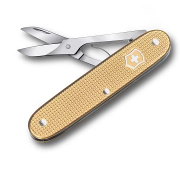 Victorinox - Monitoiminen taskuveitsi COMPANION X ALOX 9,3 cm/2 toimintoa kultainen