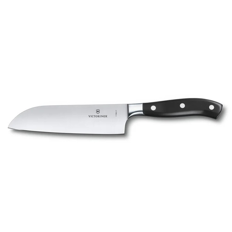 Victorinox - Santoku-keittiöveitsi GRAND MAITRE 17 cm musta