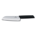 Victorinox - Santoku-keittiöveitsi SWISS MODERN 17 cm musta