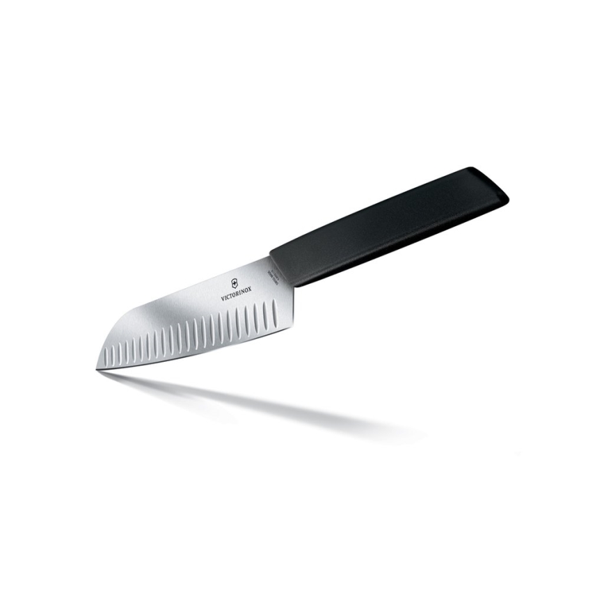 Victorinox - Santoku-keittiöveitsi SWISS MODERN 17 cm musta