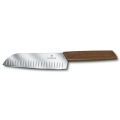 Victorinox - Santoku-keittiöveitsi SWISS MODERN 17 cm pähkinäpuu
