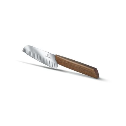 Victorinox - Santoku-keittiöveitsi SWISS MODERN 17 cm pähkinäpuu
