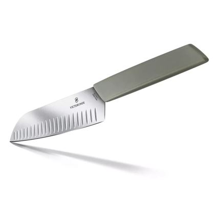 Victorinox - Santoku-keittiöveitsi SWISS MODERN 17 cm, vihreä