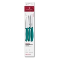Victorinox - SWISS CLASSIC 3-osainen vihannesveitsisetti, turkoosi