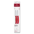 Victorinox - SWISS CLASSIC 8 cm kasvisveitsisetti, 2 kpl, punainen