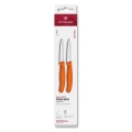 Victorinox - SWISS CLASSIC 8 cm vihannesveitsesetti, 2 kpl, oranssi