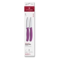 Victorinox - SWISS CLASSIC 8 cm vihannesveitsisetti, 2 kpl, violetti