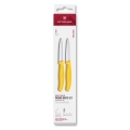 Victorinox - SWISS CLASSIC kasvisveitsisetti, 8 cm, 2 kpl, keltainen