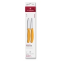 Victorinox - SWISS CLASSIC vihannesveitsisetti 8 cm, 2 kpl, keltainen