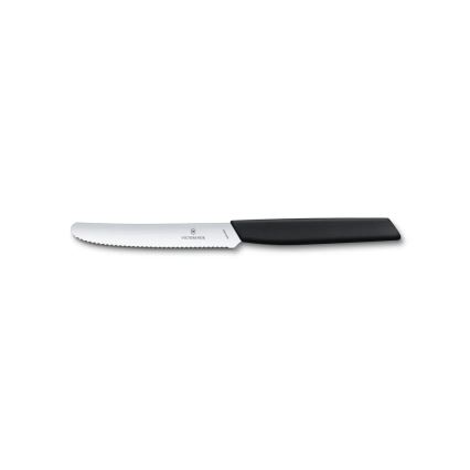 Victorinox - SWISS MODERN 12-osainen aterinsetti musta