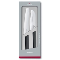 Victorinox - SWISS MODERN 2-osainen keittiöveitsisetti, musta