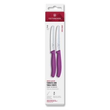 Victorinox - Vihannesveitsisarja SWISS CLASSIC 11 cm 2 kpl violetti