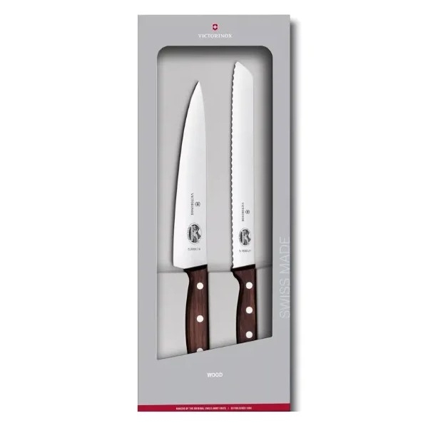 Victorinox - WOOD keittiöveitsisarja, 2 kpl, vaahtera